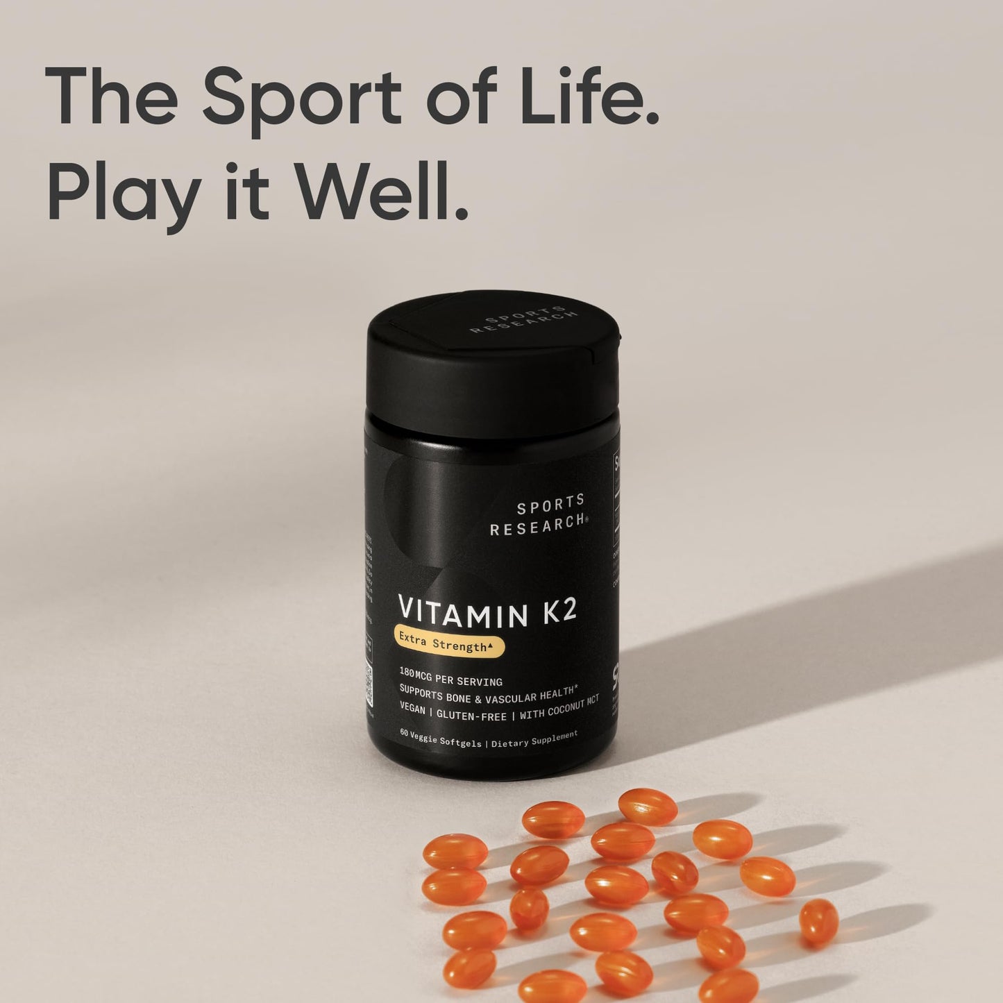 Vitamin K2 as MK7 with Coconut Oil