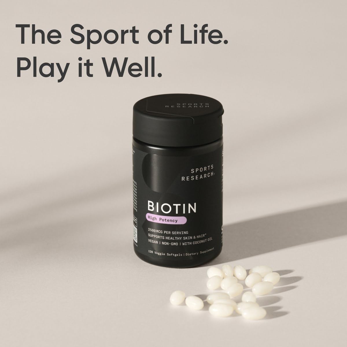 Biotin with Organic Coconut Oil