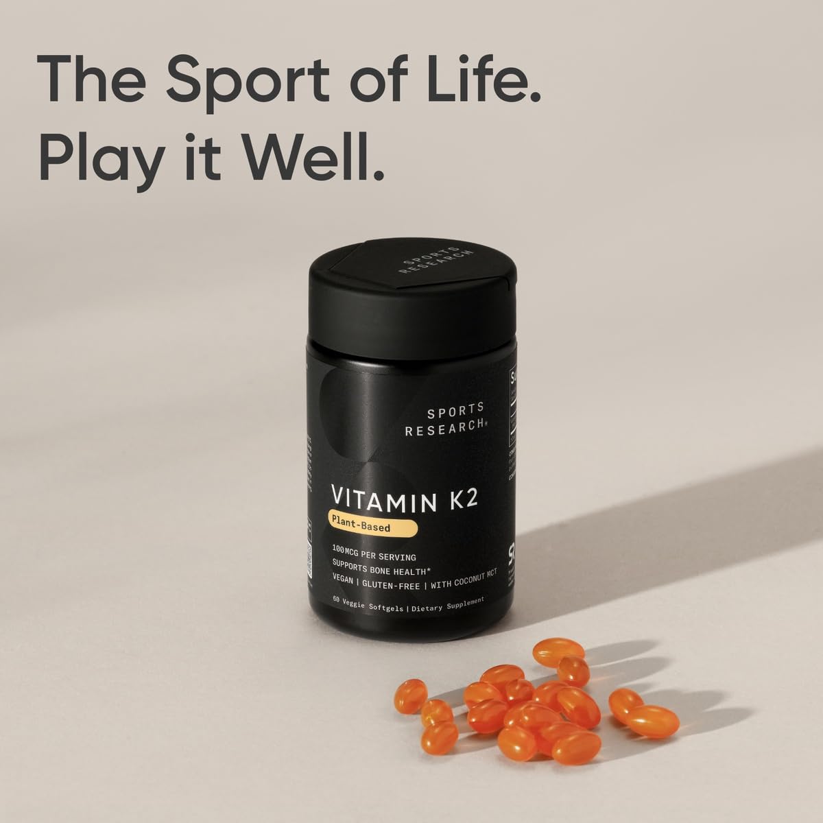 Vitamin K2 as MK7 with Coconut Oil