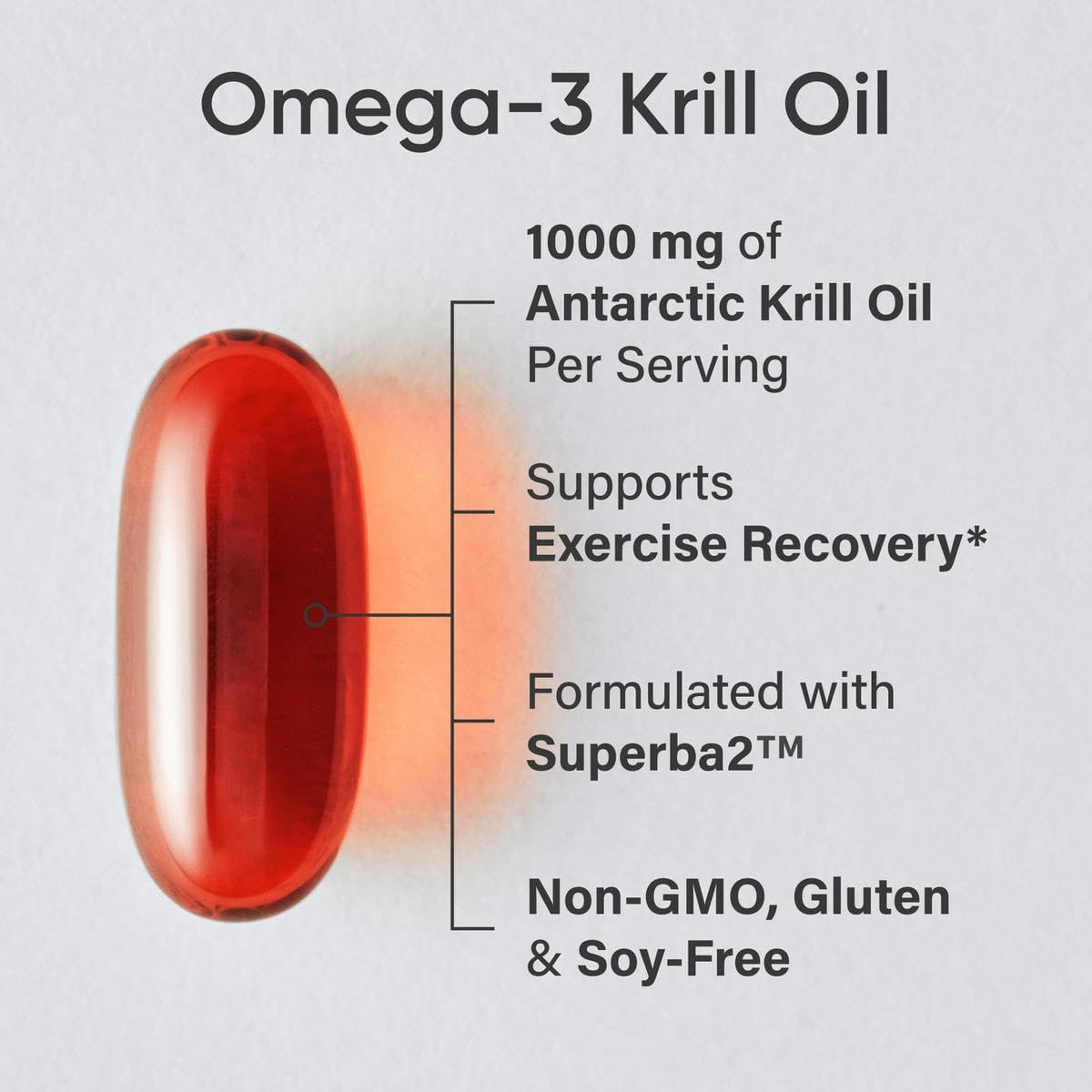 Omega-3 Antarctic Krill Oil Softgels