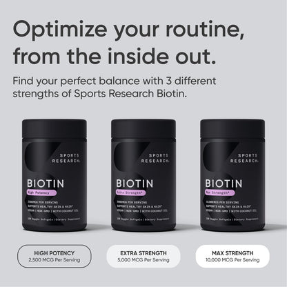 Biotin with Organic Coconut Oil