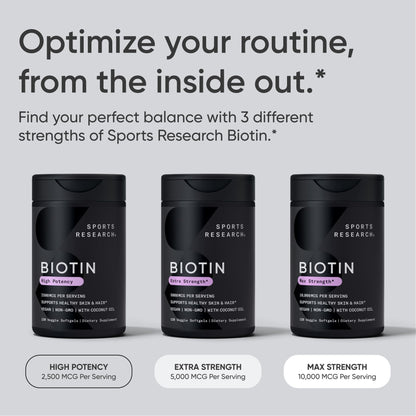 Biotin with Organic Coconut Oil