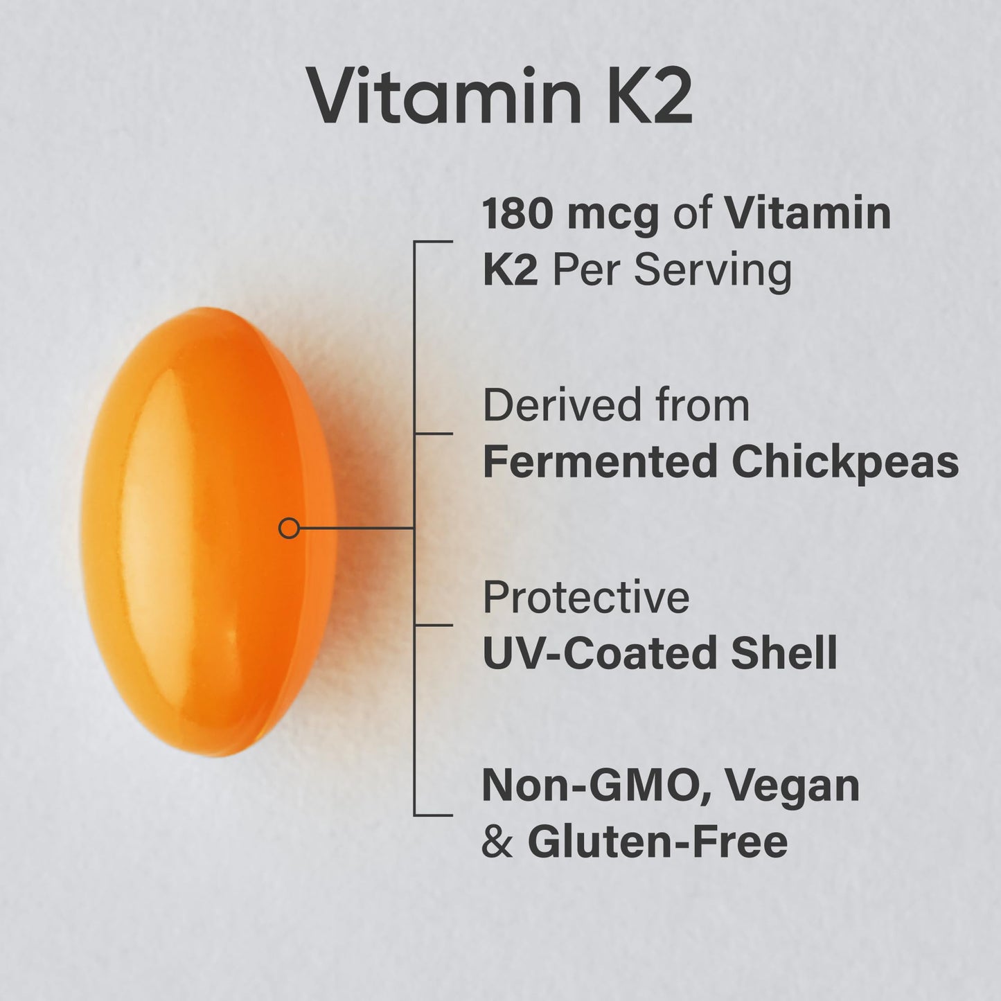 Vitamin K2 as MK7 with Coconut Oil