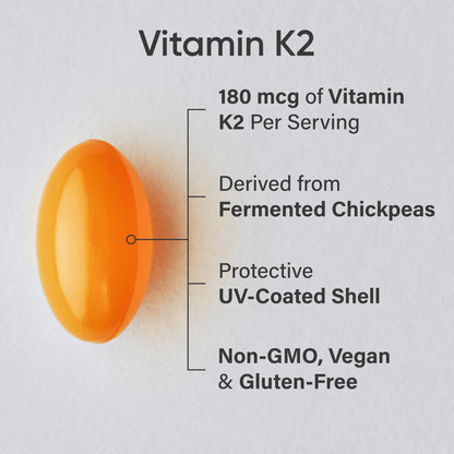 Vitamin K2 as MK7 with Coconut Oil