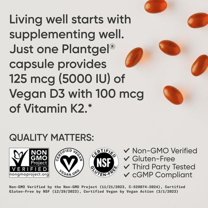 Vitamin D3 + K2