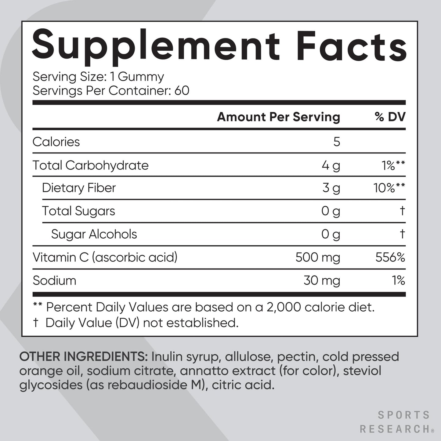 Vitamin C 1000mg (240 veggie capsules)