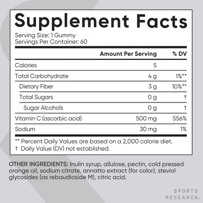 Vitamin C 1000mg (240 veggie capsules)